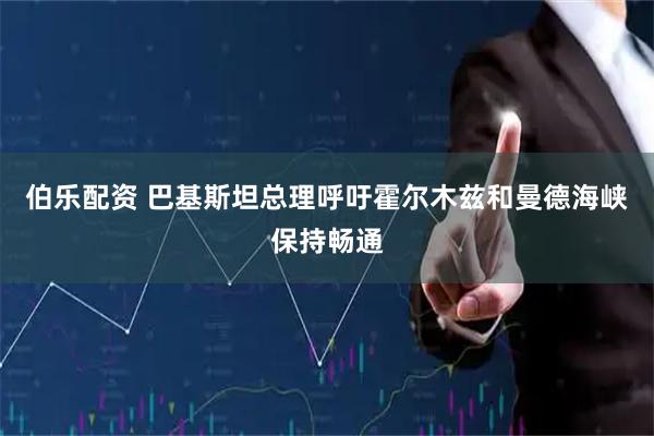 伯乐配资 巴基斯坦总理呼吁霍尔木兹和曼德海峡保持畅通